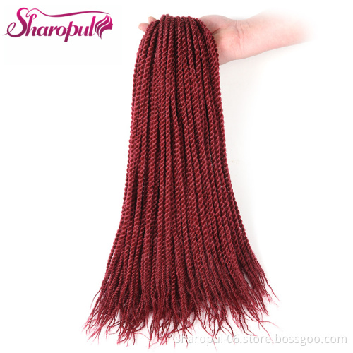 senegalese twist crochet braid 30strands/pack synthetic rope twist braid hair extensions